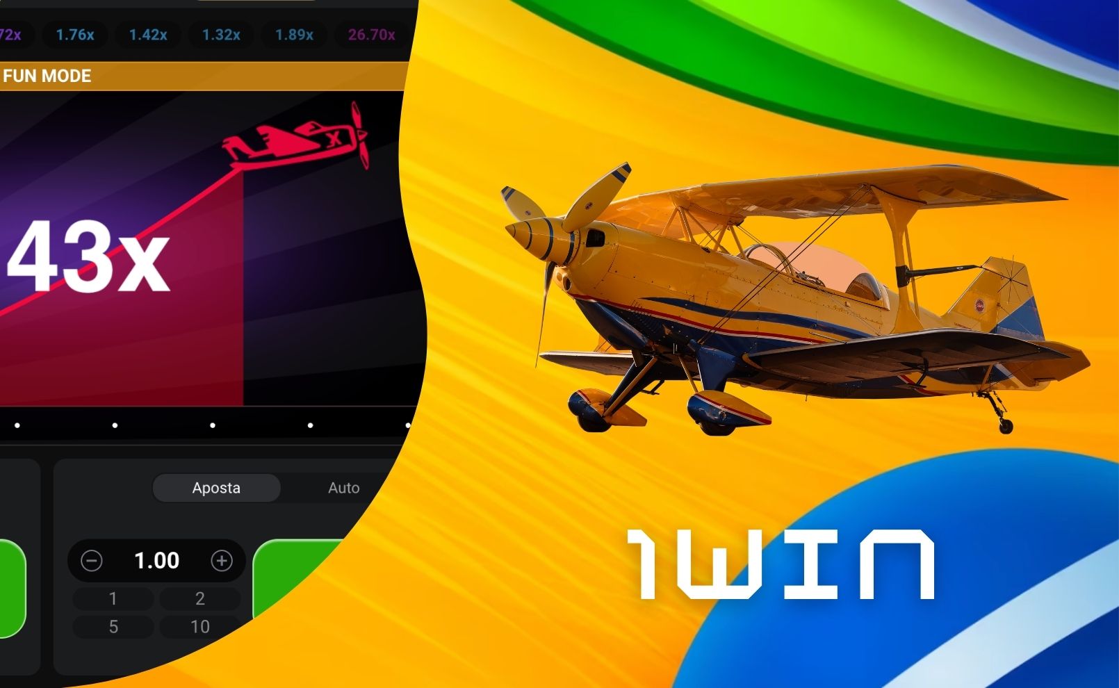 uma análise do jogo de apostas on-line Aviator na 1win no Brasil